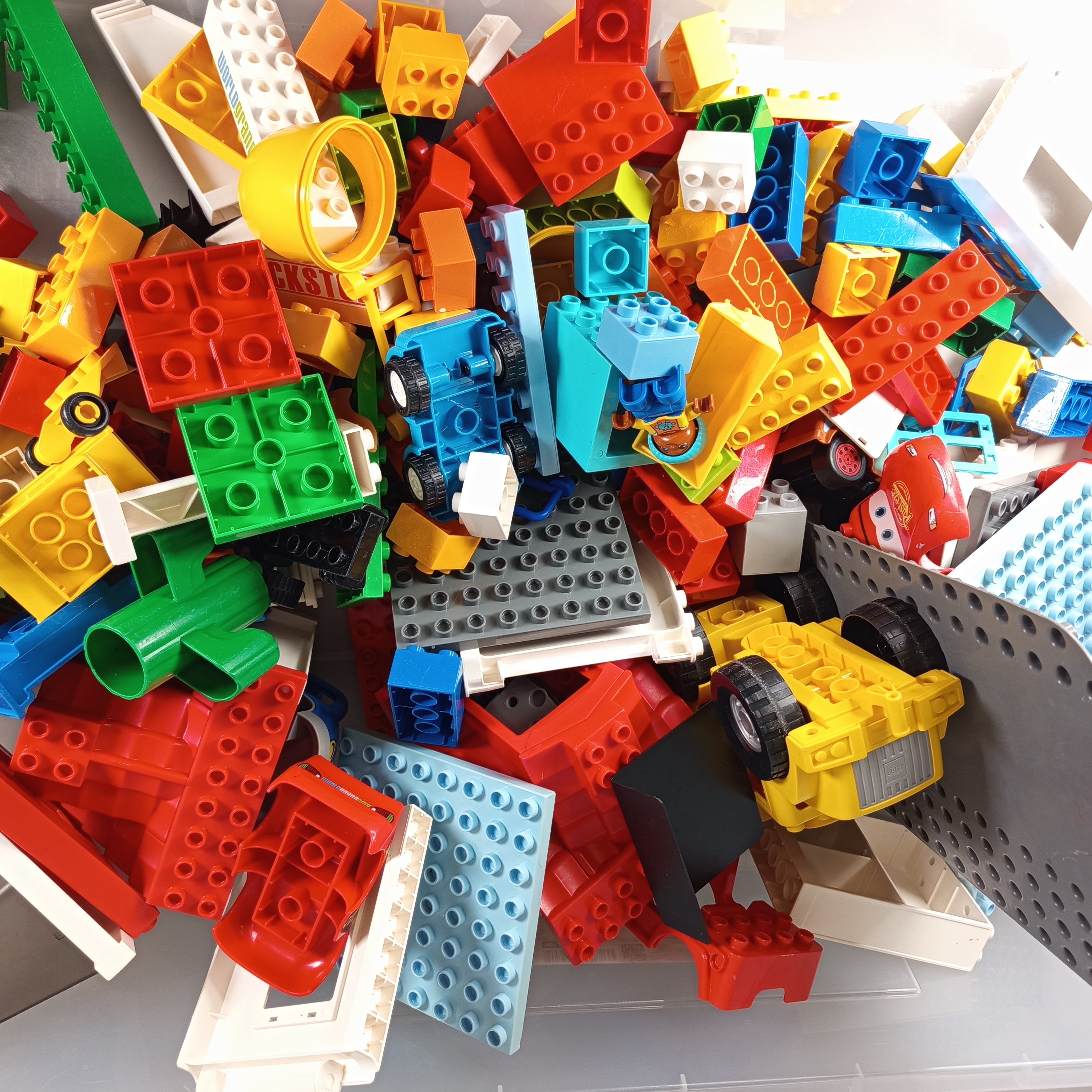 Konvolut Lego Duplo ca.4kgKfz-gebraucht & gewaschen ab 3 4 5 Jahre | ✅ geprüft